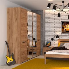 АФИНА А11а Шкаф для одежды (крафт) в Североуральске - severouralsk.mebel24.online | фото 2