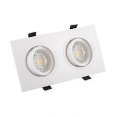 DK3022-WH Встраиваемый светильник, IP 20, 10 Вт, GU5.3, LED, белый, пластик в Североуральске - severouralsk.mebel24.online | фото 3