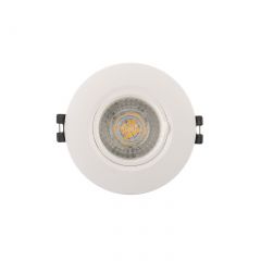 DK3028-WH Встраиваемый светильник, IP 20, 10 Вт, GU5.3, LED, белый, пластик в Североуральске - severouralsk.mebel24.online | фото