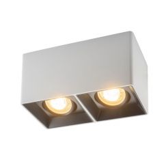 DK3035-WB Светильник накладной IP 20, 10 Вт, GU5.3, LED, белый/черный, пластик в Североуральске - severouralsk.mebel24.online | фото