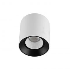 DK3090-WB+WH Светильник накладной IP 20, 10 Вт, GU5.3, LED, бело-черный/белый, пластик в Североуральске - severouralsk.mebel24.online | фото