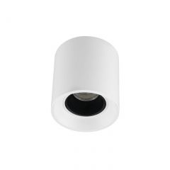 DK3090-WH+BK Светильник накладной IP 20, 10 Вт, GU5.3, LED, белый/черный, пластик в Североуральске - severouralsk.mebel24.online | фото