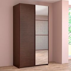 ИННЭС-5 Шкаф-купе 2-х дв. 1400 (1дв. Ф1 - венге, 1дв. Ф2 - зеркало) в Североуральске - severouralsk.mebel24.online | фото