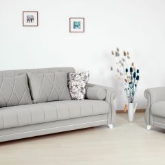 Комплект Роуз ТД 414 диван-кровать + кресло + комплект подушек в Североуральске - severouralsk.mebel24.online | фото