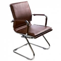Кресло для посетителя Бюрократ CH-993-Low-V/Brown коричневый в Североуральске - severouralsk.mebel24.online | фото 1