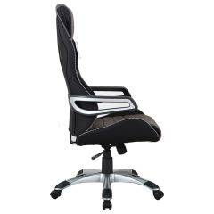 Кресло компьютерное BRABIX Techno GM-002 (ткань) черное/серое, вставки белые (531815) в Североуральске - severouralsk.mebel24.online | фото 4