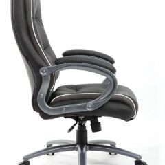Кресло офисное BRABIX PREMIUM "Strong HD-009" (экокожа черная, ткань серая) 531945 в Североуральске - severouralsk.mebel24.online | фото 3