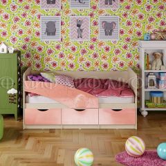 Кровать Бабочки (Розовый металлик) 1800 в Североуральске - severouralsk.mebel24.online | фото