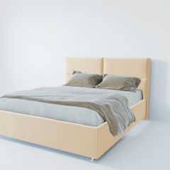 Кровать Корсика с ПМ 1200 (экокожа бежевая) в Североуральске - severouralsk.mebel24.online | фото 2