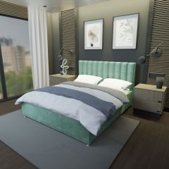 Кровать Палермо Решетка+ПМ+Дно (1400) в Североуральске - severouralsk.mebel24.online | фото