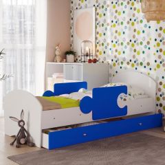 Кровать "Мозайка" на щитах + бортики + ящики в Североуральске - severouralsk.mebel24.online | фото 3