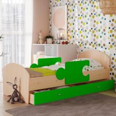Кровать "Мозайка" на щитах + бортики + ящики в Североуральске - severouralsk.mebel24.online | фото 4