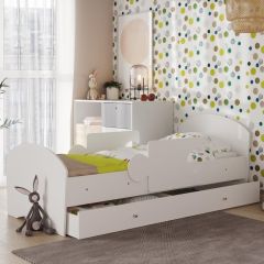 Кровать "Мозайка" на щитах + бортики + ящики в Североуральске - severouralsk.mebel24.online | фото 6