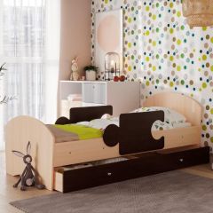 Кровать "Мозайка" на щитах + бортики + ящики в Североуральске - severouralsk.mebel24.online | фото 10