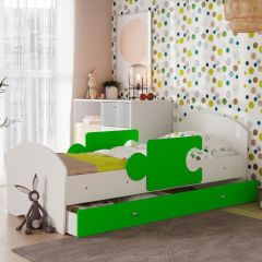 Кровать "Мозайка" на щитах + бортики + ящики в Североуральске - severouralsk.mebel24.online | фото 11