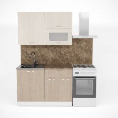 Кухонный гарнитур Ольга лайт 3 1200 мм в Североуральске - severouralsk.mebel24.online | фото 3