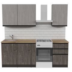 Кухонный гарнитур Симфония стандарт 1600 мм в Североуральске - severouralsk.mebel24.online | фото 3