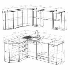 Кухонный гарнитур Симона мега прайм 1500*2000 в Североуральске - severouralsk.mebel24.online | фото 3