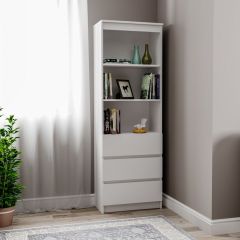 МОРИ МСТ 600.3 Стеллаж (белый) в Североуральске - severouralsk.mebel24.online | фото 1