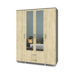 ЕВА Шкаф 4-х дверный Е43 в Североуральске - severouralsk.mebel24.online | фото 7
