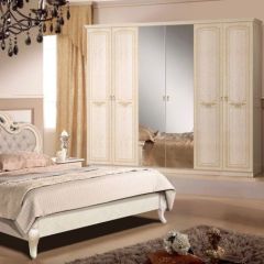 Шкаф 6-ти дверный с зеркалами (08.246) Ирина (беж) в Североуральске - severouralsk.mebel24.online | фото 3