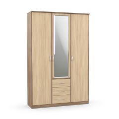 Шкаф комбинированный Дуэт Люкс с зеркалом в Североуральске - severouralsk.mebel24.online | фото 4
