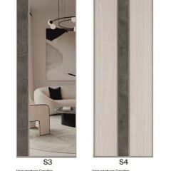 Шкаф-купе 1300 серии SILVER S3+S4+B2+PL4 (2 ящика+F обр.штанга) профиль «Серебро» в Североуральске - severouralsk.mebel24.online | фото 9