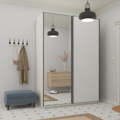 Шкаф-купе 1400 серии SOFT D1+D3+B2+PL1 (2 ящика+1штанга) профиль «Графит» в Североуральске - severouralsk.mebel24.online | фото 4