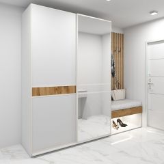 Шкаф-купе 1400 серии SOFT D6+D4+B2+PL2 (2 ящика+1штанга+1 полка) профиль «Капучино» в Североуральске - severouralsk.mebel24.online | фото 4