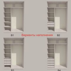 Шкаф-купе 1500 серии SILVER S4+S3Z+B2+PL1 (2 ящика+1 штанга) профиль «Серебро» в Североуральске - severouralsk.mebel24.online | фото 5