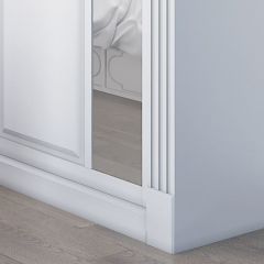 Шкаф-купе 2150 серии NEW CLASSIC K6Z+K1+K6+B22+PL2(по 2 ящика лев/прав+1 штанга+1 полка) профиль «Капучино» в Североуральске - severouralsk.mebel24.online | фото 5