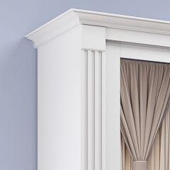 Шкаф-купе 2450 серии NEW CLASSIC K1+K1+K1+B22+PL4 (по 2 ящика лев/прав+F обр.штанга) профиль «Капучино» в Североуральске - severouralsk.mebel24.online | фото 4