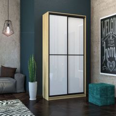 Шкаф-купе Лофт 1200 Шк12-60 (Дуб Сонома) в Североуральске - severouralsk.mebel24.online | фото 11