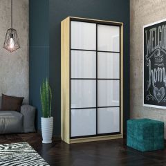 Шкаф-купе Лофт 1200 Шк12-60 (Дуб Сонома) в Североуральске - severouralsk.mebel24.online | фото 12