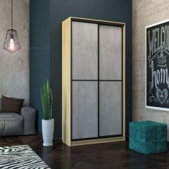 Шкаф-купе Лофт 1200 Шк12-60 (Дуб Сонома) в Североуральске - severouralsk.mebel24.online | фото 13