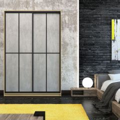 Шкаф-купе Лофт 1600 Шк16-60 (Дуб Сонома) в Североуральске - severouralsk.mebel24.online | фото 13
