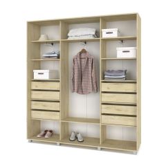 МАРТИН Шкаф-купе с зеркалом Ирландский дуб (2000*450) М402 в Североуральске - severouralsk.mebel24.online | фото 4