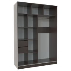Шкаф-купе ПШ-2.9 1500 Фасад СТРЕЛКА (ВЕНГЕ стрелка беж) в Североуральске - severouralsk.mebel24.online | фото 2