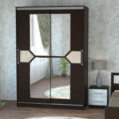 Шкаф-купе ПШ-2.9 1800 Фасад СТРЕЛКА (ВЕНГЕ стрелка беж) в Североуральске - severouralsk.mebel24.online | фото