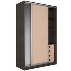 Шкаф-купе Рене 1500 вариант 1 (ЛДСП/ЛДСП) в Североуральске - severouralsk.mebel24.online | фото 2