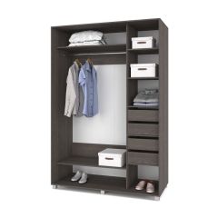 РОЛАНД Шкаф-купе с зеркалами Анкор темный (600*1100) Р613 в Североуральске - severouralsk.mebel24.online | фото 4