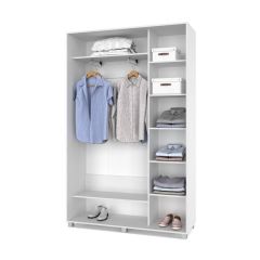 РОЛАНД Шкаф-купе с зеркалом Анкор светлый (450*1400) Р442 в Североуральске - severouralsk.mebel24.online | фото 3