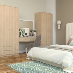 Шкаф Нина (М6) Ясень шимо светлый в Североуральске - severouralsk.mebel24.online | фото