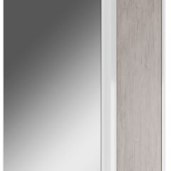 Шкаф-зеркало Uno 60 Дуб серый левый/правый Домино (DU1503HZ) в Североуральске - severouralsk.mebel24.online | фото