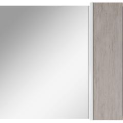 Шкаф-зеркало Uno 80 Дуб серый левый/правый Домино (DU1504HZ) в Североуральске - severouralsk.mebel24.online | фото 5