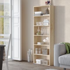 Стеллаж Лофт (Дуб сонома) в Североуральске - severouralsk.mebel24.online | фото