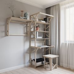 Стеллаж+стол Конструктор Арт.СRСт1-1 в Североуральске - severouralsk.mebel24.online | фото 6