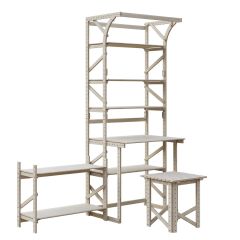 Стеллаж+стол со стойкой Конструктор Арт.СRСт2-1 в Североуральске - severouralsk.mebel24.online | фото 3