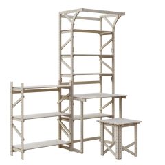 Стеллаж+стол со стойкой Конструктор Арт.СRСт2-1 в Североуральске - severouralsk.mebel24.online | фото 5