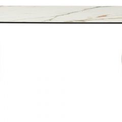 Стол BRONTE 220 KL-188 Контрастный мрамор матовый, итальянская керамика/ Шампань, ®DISAUR в Североуральске - severouralsk.mebel24.online | фото 2